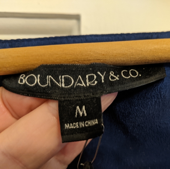 Size M Boundary & Co. Silk color block "Annie" dress - Picture 9 of 11